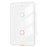 MG-KG101 WiFi+433 Dual Mode 2 Gang 10A Smart Switch Tuya APP Voice Control Touch Wall Switch, US Version / White - 1