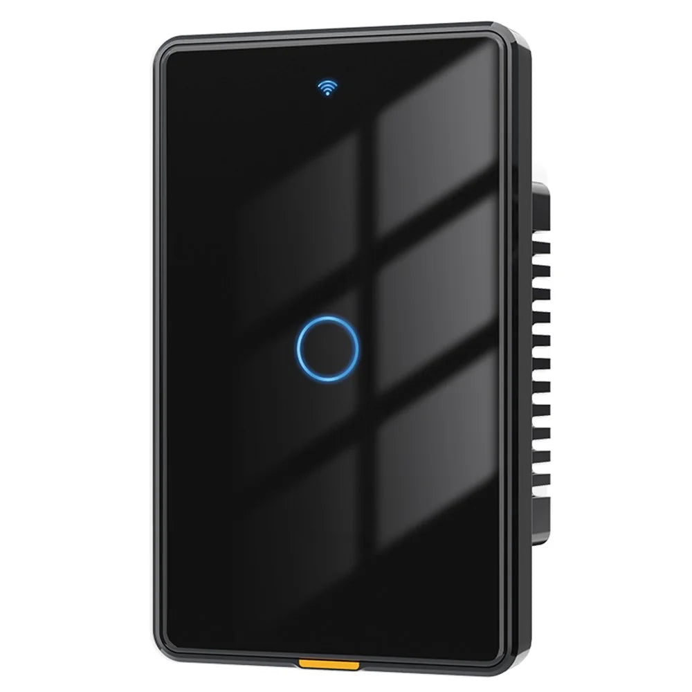 MG-KG101 WiFi+433 Dual Mode 1 Gang 10A Touch Switch Tuya APP Voice Control Smart Switch, US Version / Black - 1