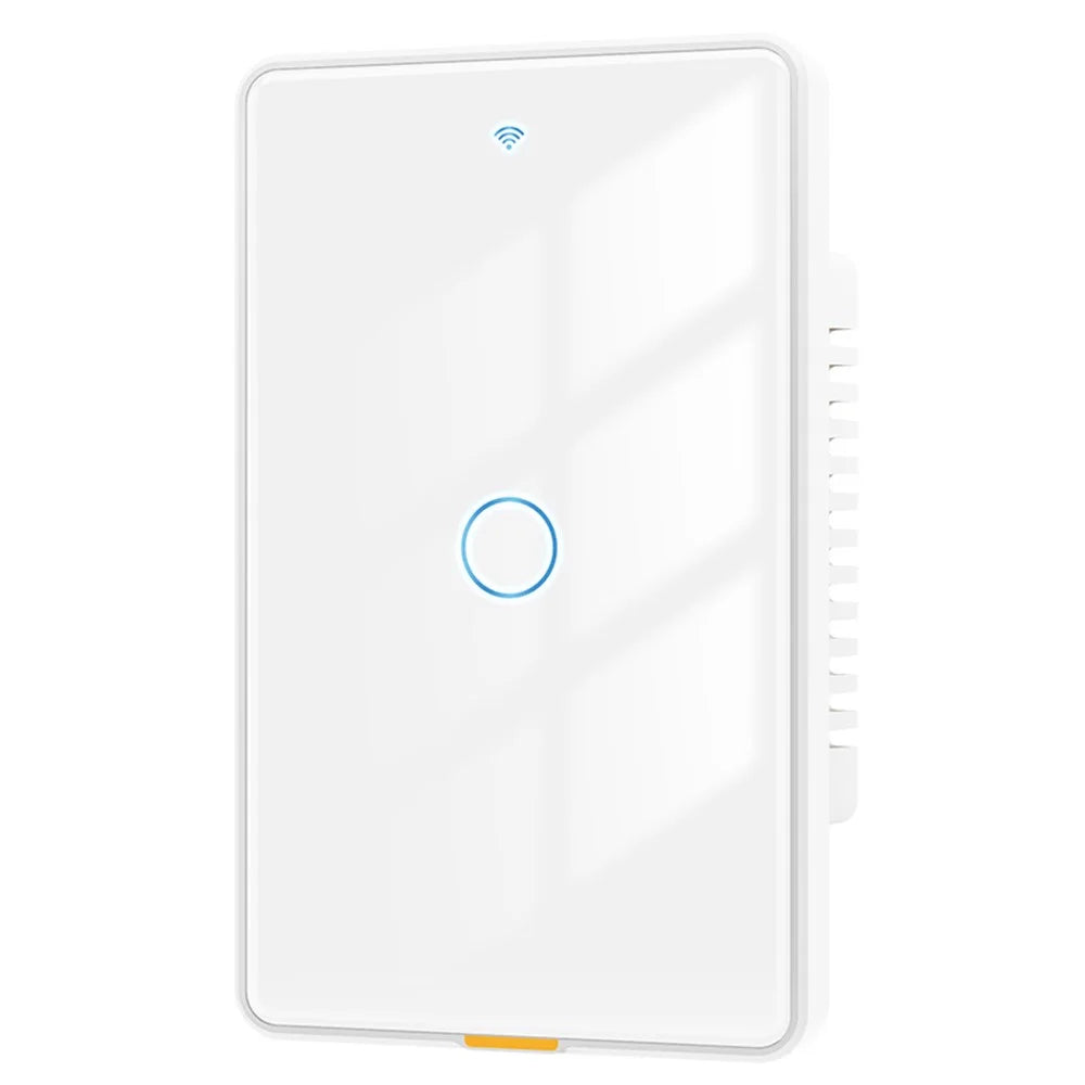 MG-KG101 WiFi+433 Dual Mode 1 Gang 10A Touch Smart Switch Tuya APP Voice Control Wall Light Switch, US Plug / White - 1