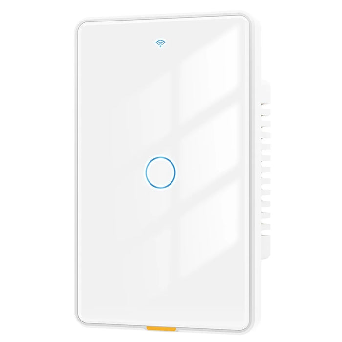 MG-KG101 WiFi+433 Dual Mode 1 Gang 10A Touch Smart Switch Tuya APP Voice Control Wall Light Switch, US Plug / White - 1