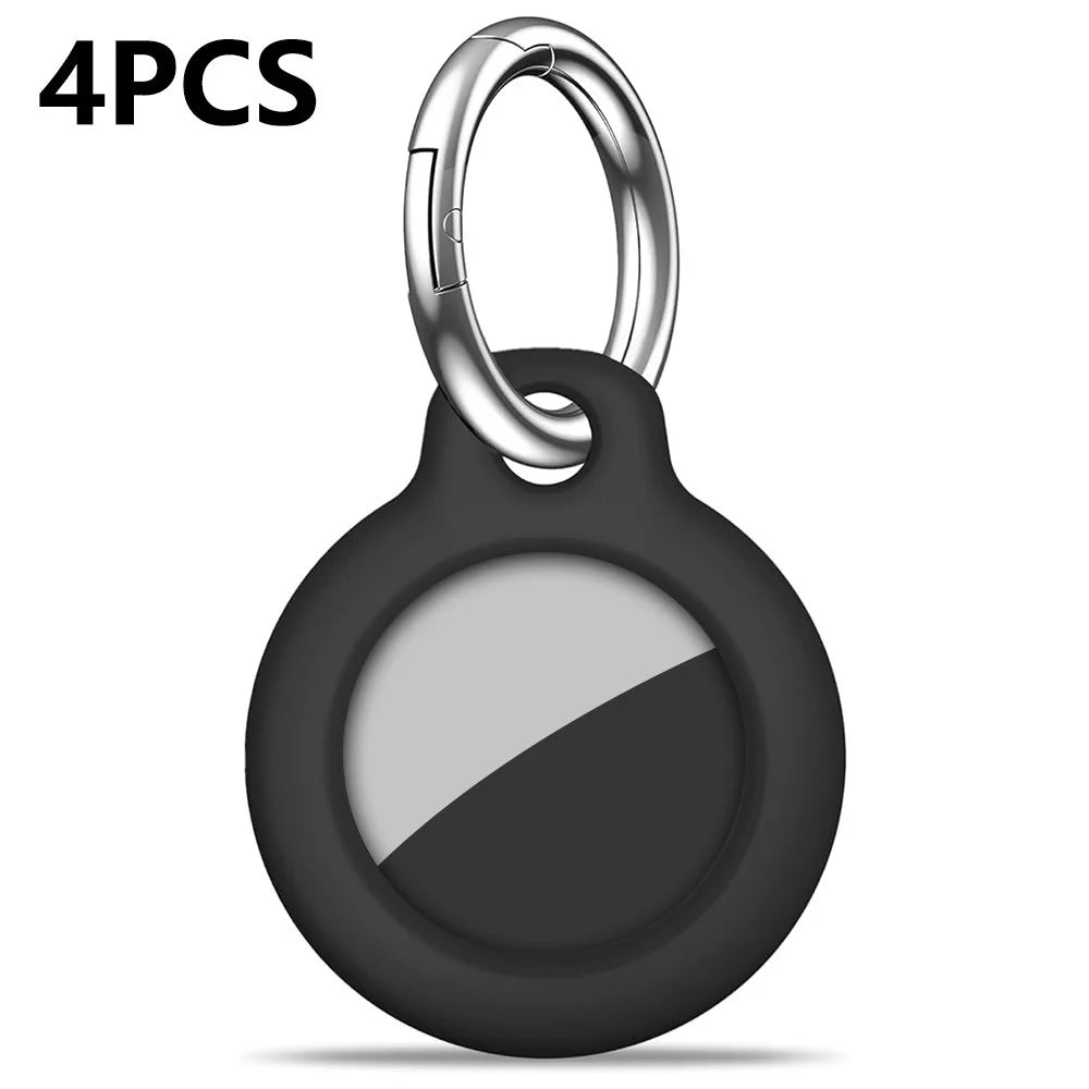 4Pcs for Apple AirTag Bluetooth-compatible Locator PC Protective Case Anti-Drop Cover - 1