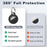 4Pcs for Apple AirTag Bluetooth-compatible Locator PC Protective Case Anti-Drop Cover - 5