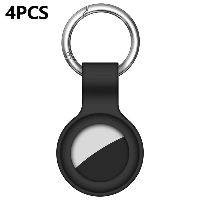 4Pcs for Apple AirTag Bluetooth-compatible Locator Soft Silicone Protective Case Anti-Drop Cover - 1