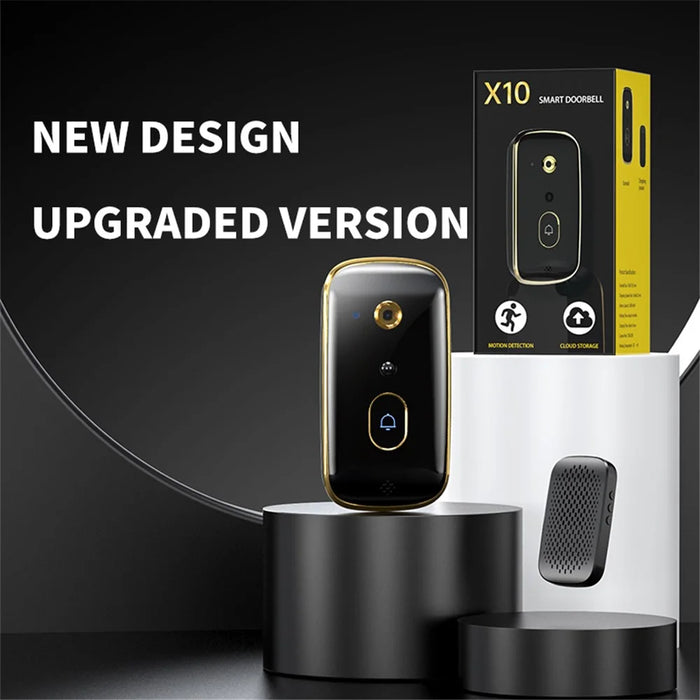 X10 Motion Detection Wireless WiFi Doorbell Phone APP Voice Intercom Video Talk Smart Door Bell - 2