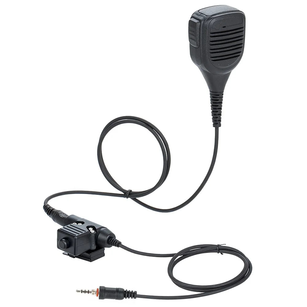 Ham Radio 7.1mm Adapter Speaker Microphone with U94 PTT for Yaesu Vertex VX-120  /  VX-127  /  VX-6R  /  VX-7R  /  VX-6E - 1