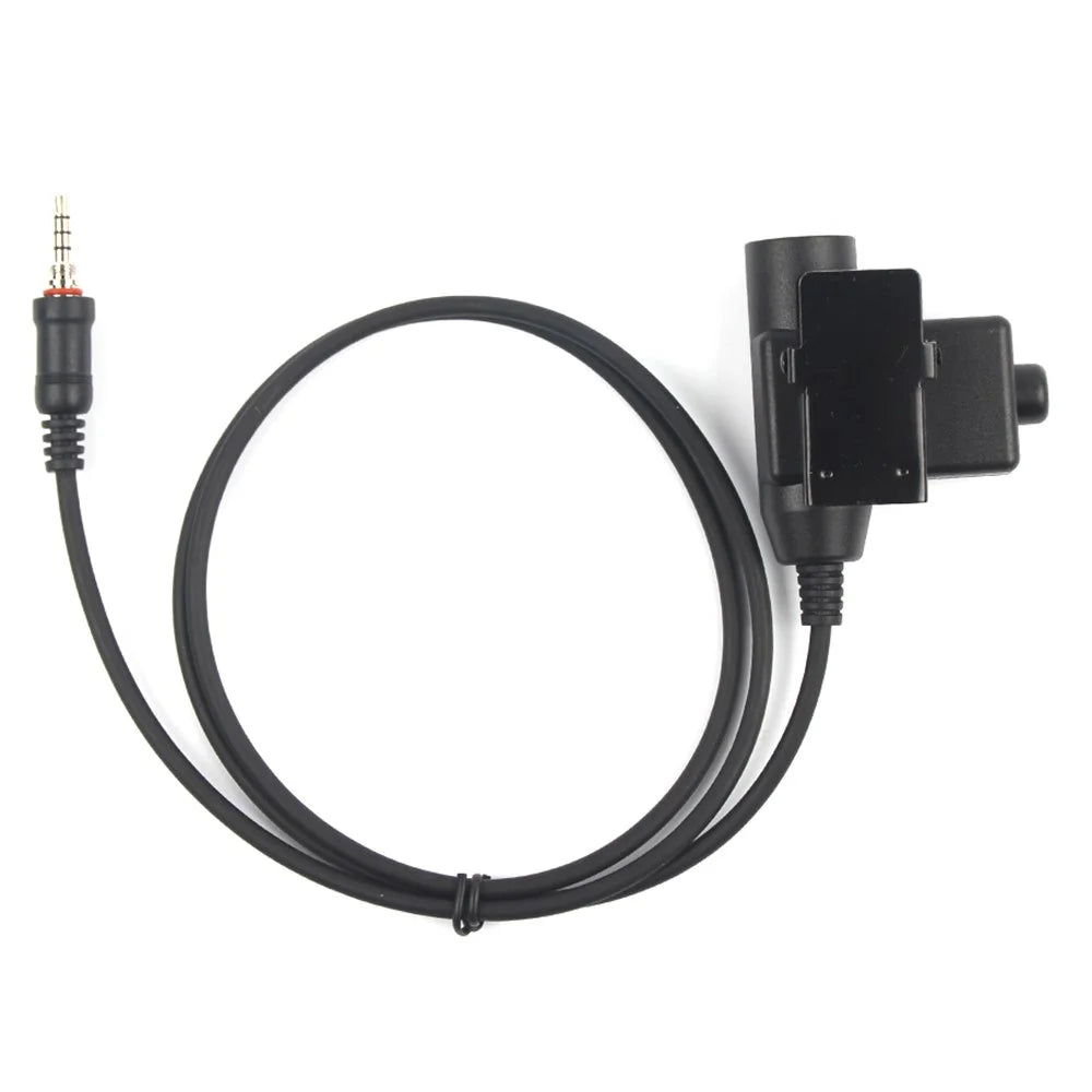 Ham Radio 7.1mm Adapter Speaker Microphone with U94 PTT for Yaesu Vertex VX-120  /  VX-127  /  VX-6R  /  VX-7R  /  VX-6E - 2