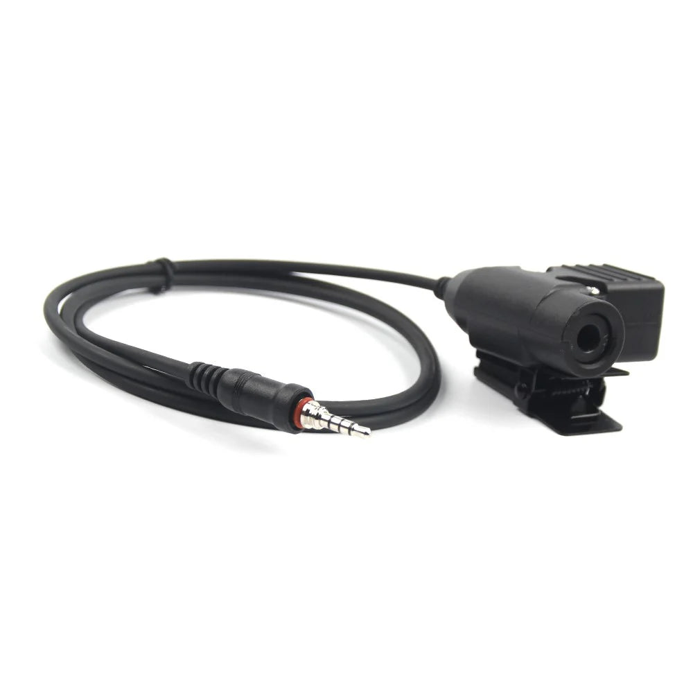 Ham Radio 7.1mm Adapter Speaker Microphone with U94 PTT for Yaesu Vertex VX-120  /  VX-127  /  VX-6R  /  VX-7R  /  VX-6E - 4