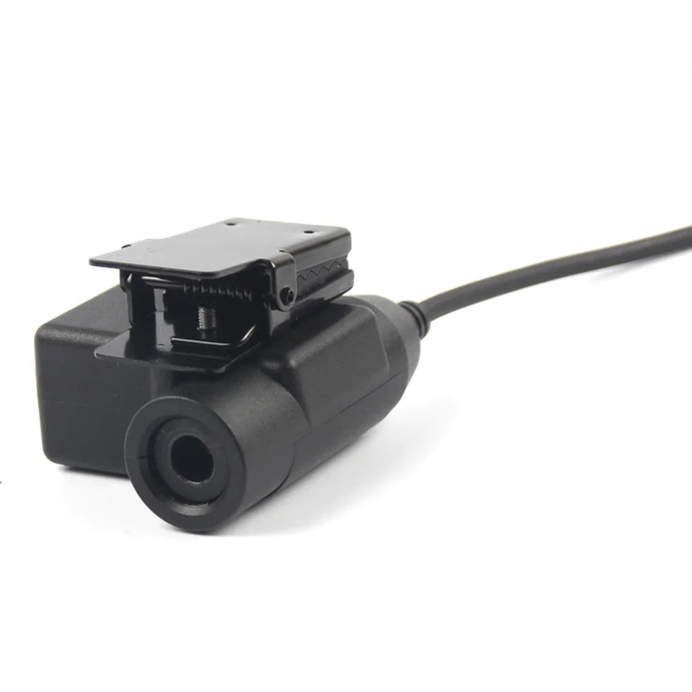 Ham Radio 7.1mm Adapter Speaker Microphone with U94 PTT for Yaesu Vertex VX-120  /  VX-127  /  VX-6R  /  VX-7R  /  VX-6E - 7