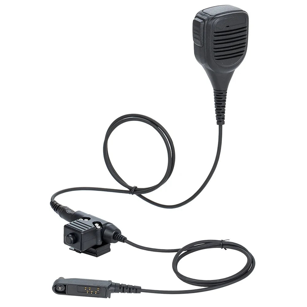 Ham Radio 7.1mm Adapter Speaker Microphone with U94 PTT for Baofeng UV-9R / UV-9R Plus / BF-9700 - 1