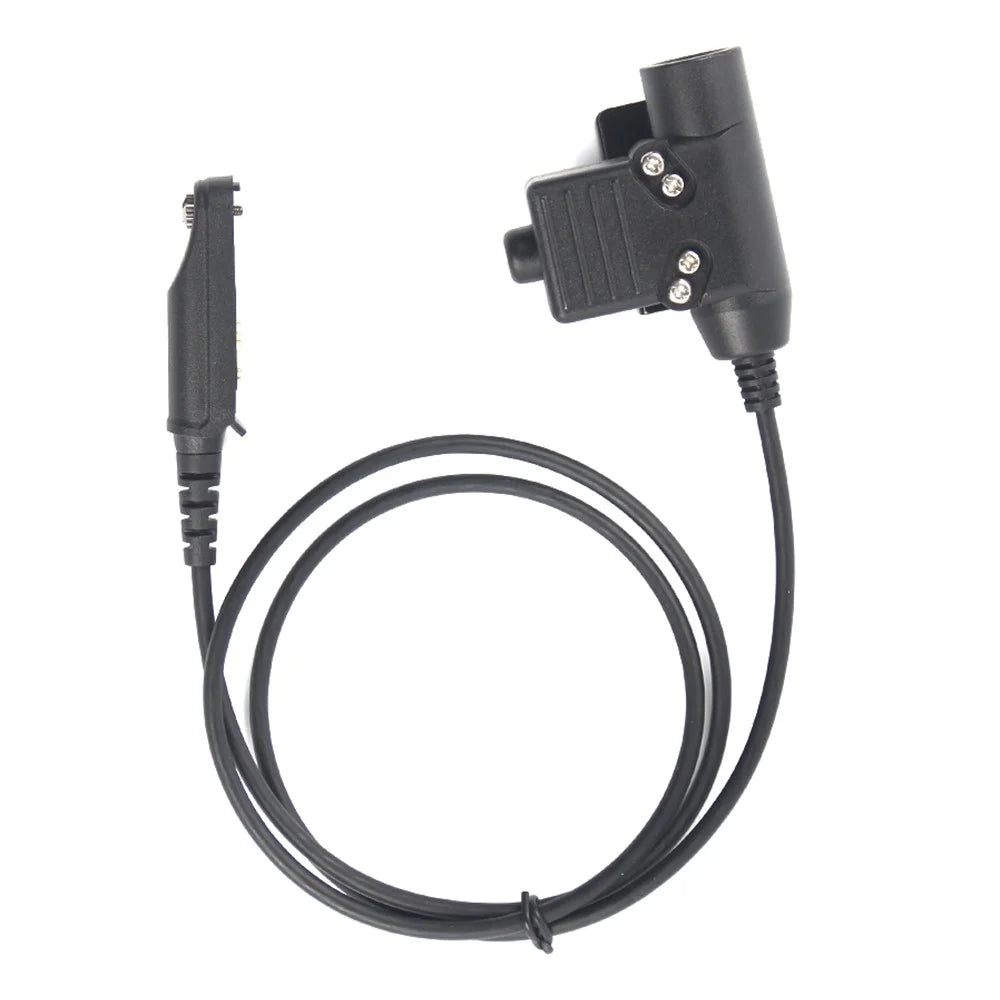 Ham Radio 7.1mm Adapter Speaker Microphone with U94 PTT for Baofeng UV-9R / UV-9R Plus / BF-9700 - 2