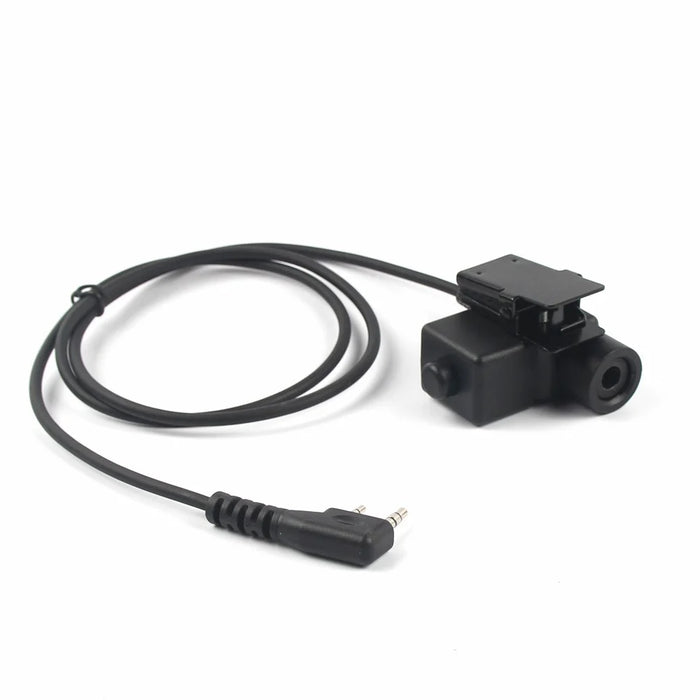 Ham Radio 7.1mm Adapter Speaker Microphone with U94 PTT for Baofeng Kenwood HYT TYT - 2