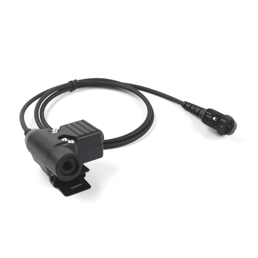Ham Radio 7.1mm Adapter Speaker Microphone with U94 PTT for Hytera PD700  /  PD780  /  PD782  /  PD785 - 7