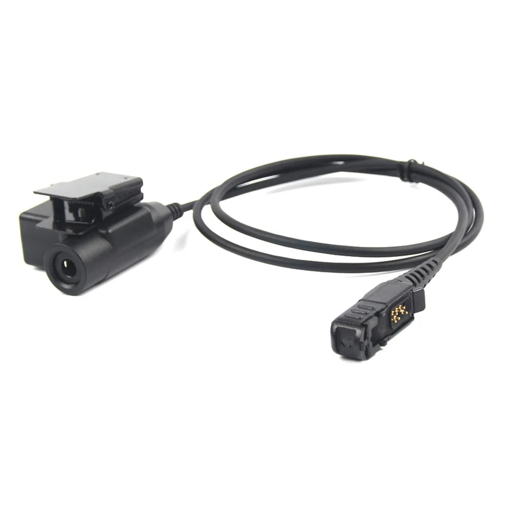 Ham Radio 7.1mm Adapter Speaker Microphone with U94 PTT for Motorola Xir P6600  /  P6620  /  DP2400  /  MTP3250  /  DEP550 - 2