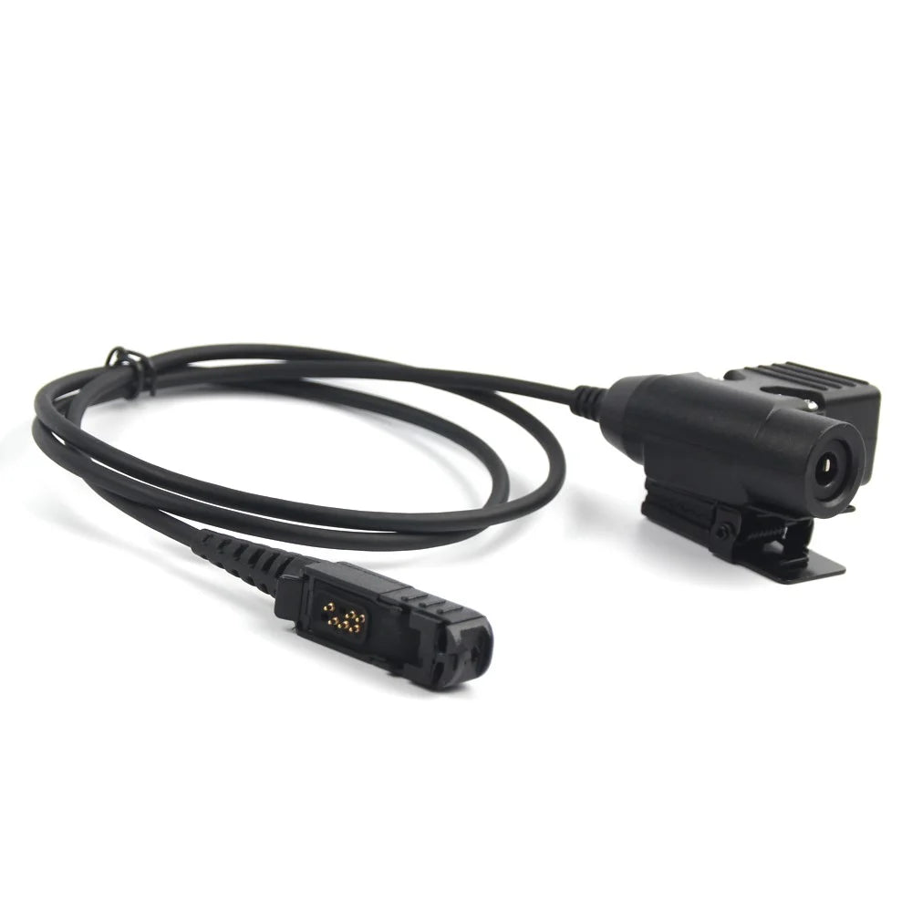 Ham Radio 7.1mm Adapter Speaker Microphone with U94 PTT for Motorola Xir P6600  /  P6620  /  DP2400  /  MTP3250  /  DEP550 - 6