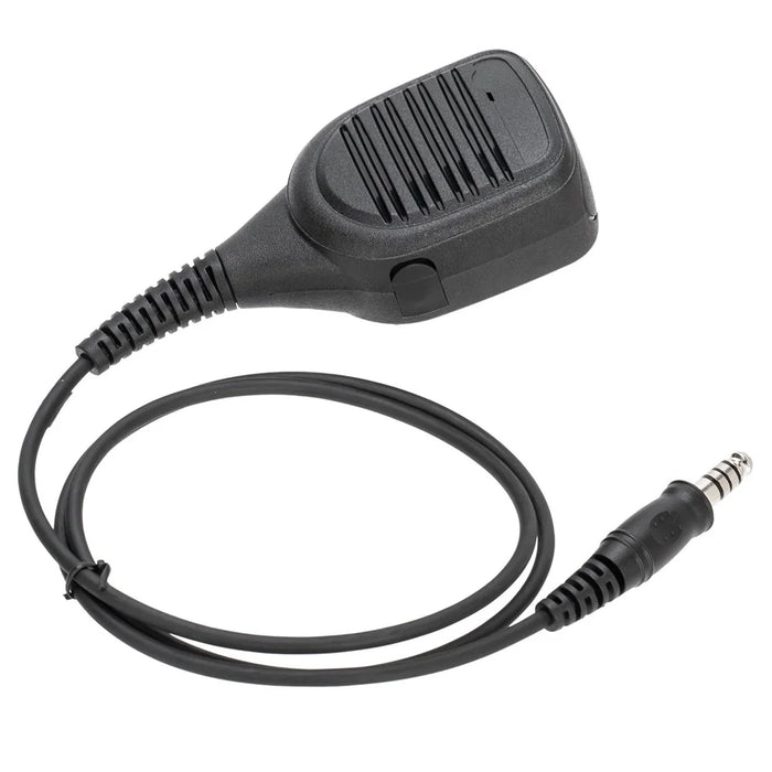 Ham Radio 7.1mm Speaker Microphone with U94 PTT Headset Adapter for Motorola GP328Plus - 6