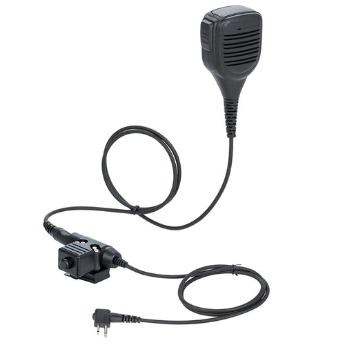 Ham Radio 7.1mm Speaker Microphone with U94 PTT Headset Adapter for Motorola DEP450 / EP450 / GP88 / GP300 / CP88 - 1