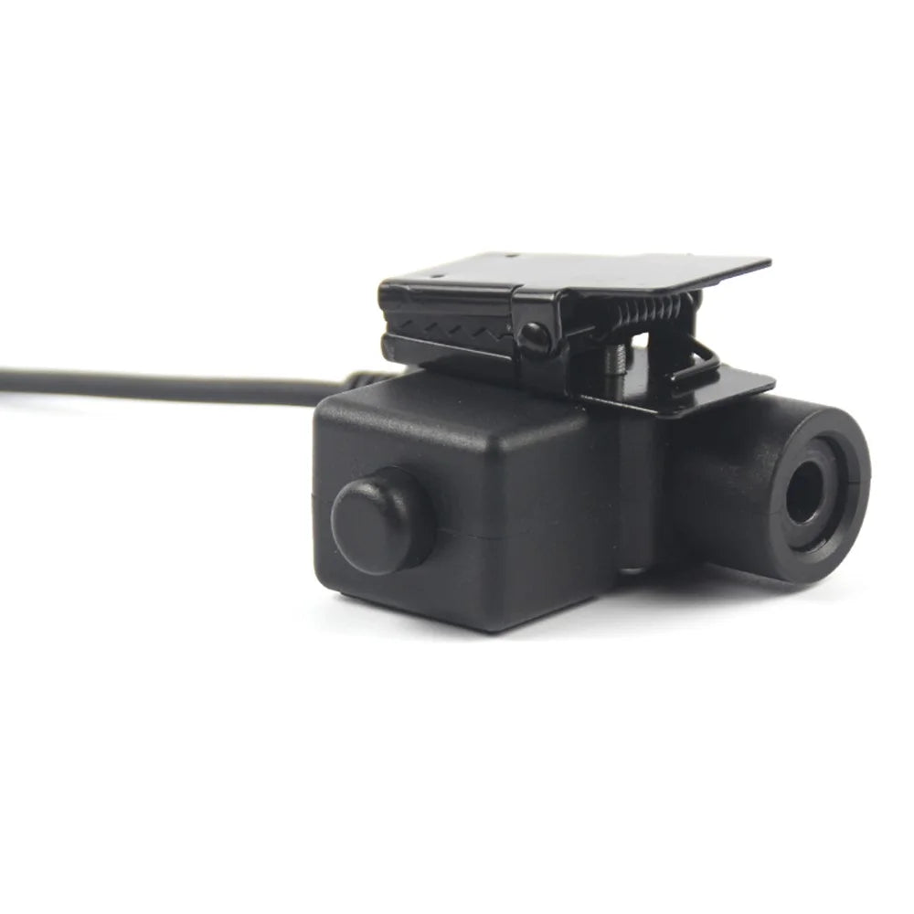 Ham Radio 7.1mm Speaker Microphone with U94 PTT Headset Adapter for Motorola DEP450 / EP450 / GP88 / GP300 / CP88 - 6