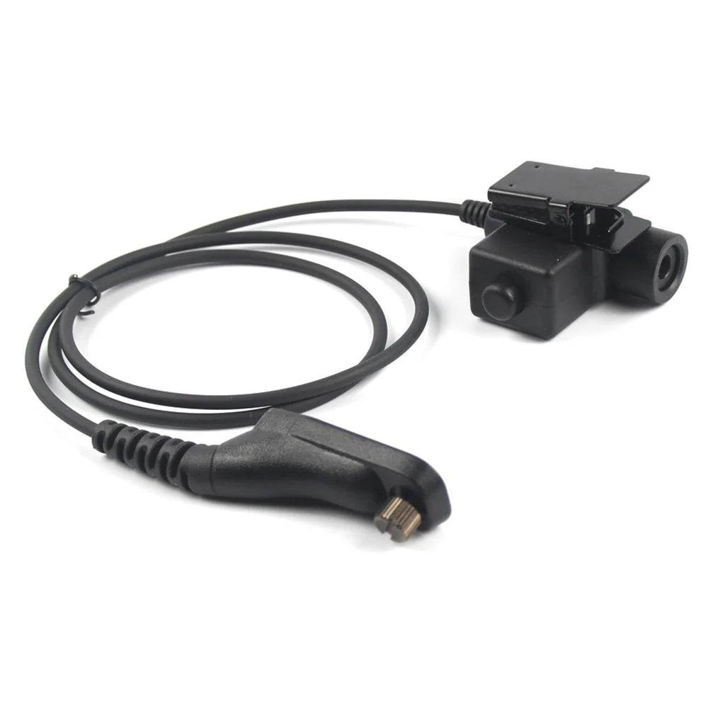 Ham Radio 7.1mm Speaker Microphone with U94 PTT Headset Adapter for Motorola Xir P8268  /  DP4800  /  APX-4000  /  APX-6000  /  APX-7000 - 2
