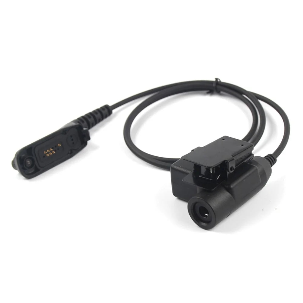 Ham Radio 7.1mm Speaker Microphone with U94 PTT Headset Adapter for Motorola Xir P8268  /  DP4800  /  APX-4000  /  APX-6000  /  APX-7000 - 3