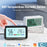 MG-WSD100 Humidity Sensor with Backlit Tuya Smart Home WiFi + Bluetooth-compatible Electronic Thermometer - Black - 2