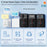 MG-WSD100 Humidity Sensor with Backlit Tuya Smart Home WiFi + Bluetooth-compatible Electronic Thermometer - Black - 4