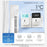 MG-WSD100 Humidity Sensor with Backlit Tuya Smart Home WiFi + Bluetooth-compatible Electronic Thermometer - Black - 7
