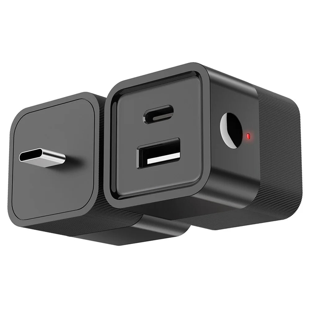 MG-SPQ100 Wireless WiFi Type-C Power Adapter to USB+Type-C Charging Adapter Tuya Smart App Remote Control Switch - Black - 1