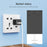 MG-SPQ100 Wireless WiFi Type-C Power Adapter to USB+Type-C Charging Adapter Tuya Smart App Remote Control Switch - Black - 3