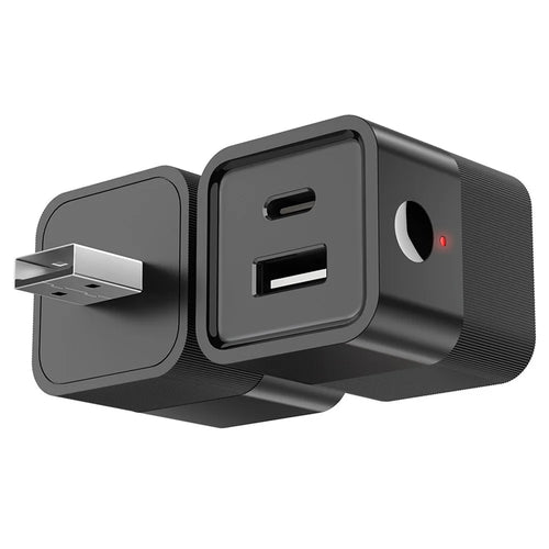 MG-SPQ100 Wireless WiFi USB Power Adapter to USB+Type-C Charging Adapter Tuya Smart App Remote Control Switch - Black - 1