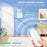 MG-KG110 4 Gang WiFi+433 Dual Mode Touch Smart Switch Tuya APP Voice Control Wall Light Switch, EU Plug  /  White - 3