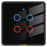 MG-KG110 4 Gang WiFi+433 Dual Mode Touch Smart Switch Tuya APP Voice Control Wall Light Switch, EU Plug  /  Black - 1