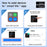 MG-KG110 4 Gang WiFi+433 Dual Mode Touch Smart Switch Tuya APP Voice Control Wall Light Switch, EU Plug  /  Black - 7