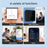 MG-KG110 3 Gang WiFi+433 Dual Mode Touch Smart Switch Tuya APP Voice Control Wall Light Switch, EU Plug  /  Black - 7