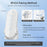 MG-KG110 2 Gang WiFi+433 Dual Mode Touch Smart Switch Tuya APP Voice Control Wall Light Switch, EU Plug  /  White - 4