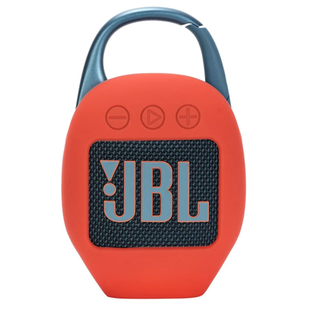 Portable Silicone Protective Case for JBL Clip 5 Bluetooth-compatible Speaker - Red - 1