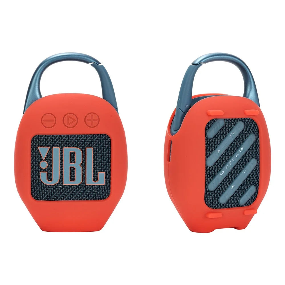 Portable Silicone Protective Case for JBL Clip 5 Bluetooth-compatible Speaker - Red - 2
