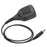Universal Walkie Talkie 7.1mm Audio Jack Ham Radio Speaker Microphone with 360 Degree Rotating Clip - 1
