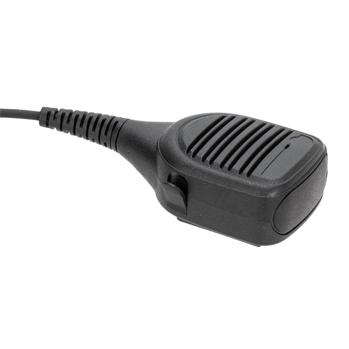 Universal Walkie Talkie 7.1mm Audio Jack Ham Radio Speaker Microphone with 360 Degree Rotating Clip - 6