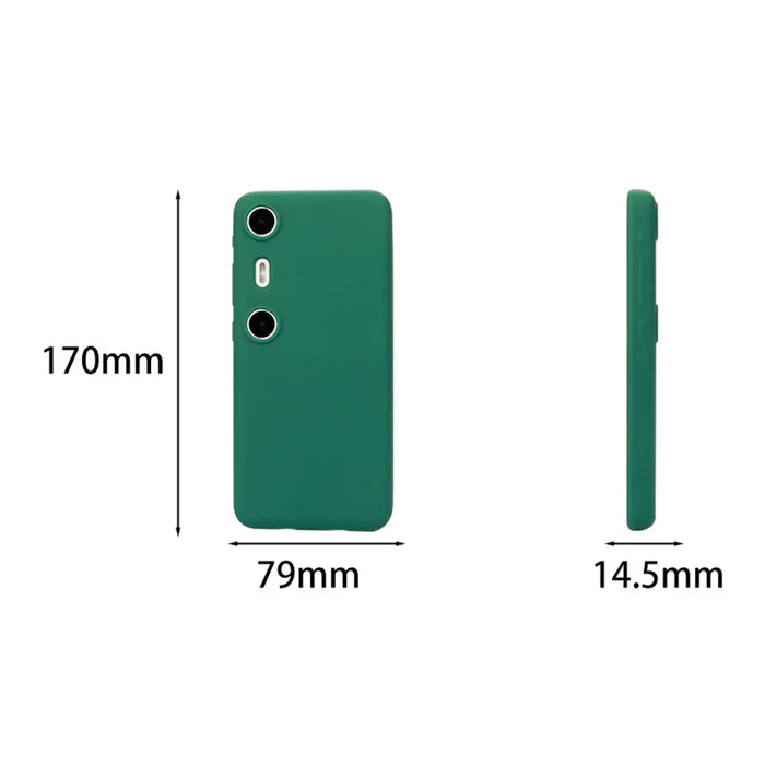 For XREAL Beam Pro AR Computation Anti-Scratch Silicone Case Cover - Blackish Green - 4