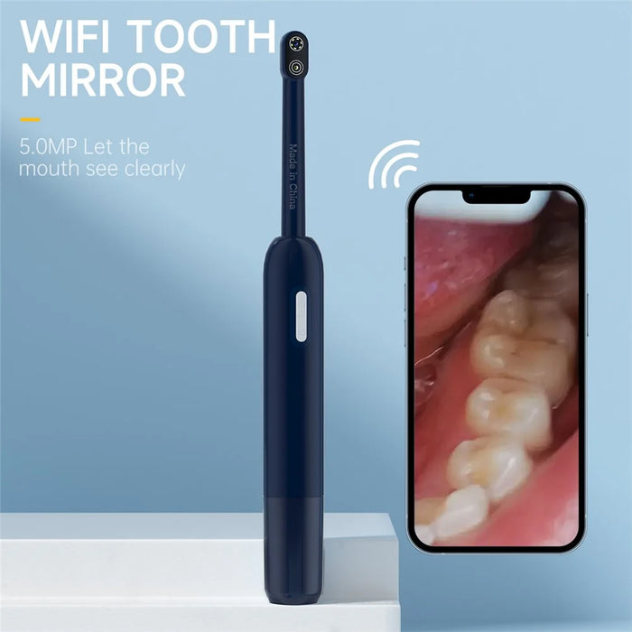 Z70 5MP Wireless Dental Endoscope Teeth Observation Oral Microscope with LED Light - Blue - 2
