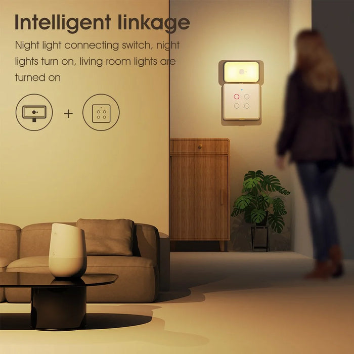 MG-YD101 Human Body Sensor Tuya App Voice Control Intelligent Wireless Night Light - 5