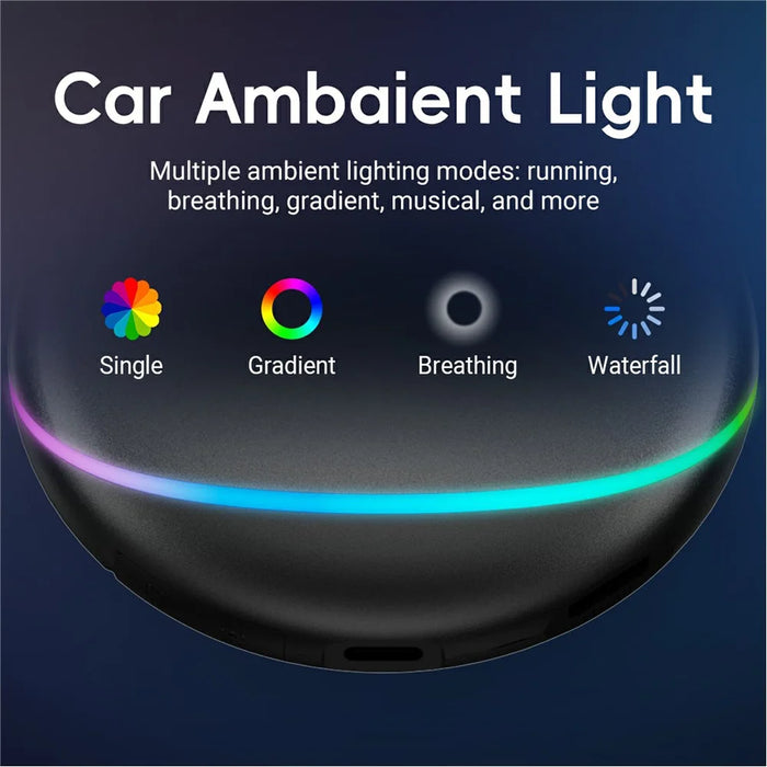 PCS47 Wired to Wireless Android 12 Carplay Adapter 2.4G / 5G Dual Band Car Android Auto AI Box - 2