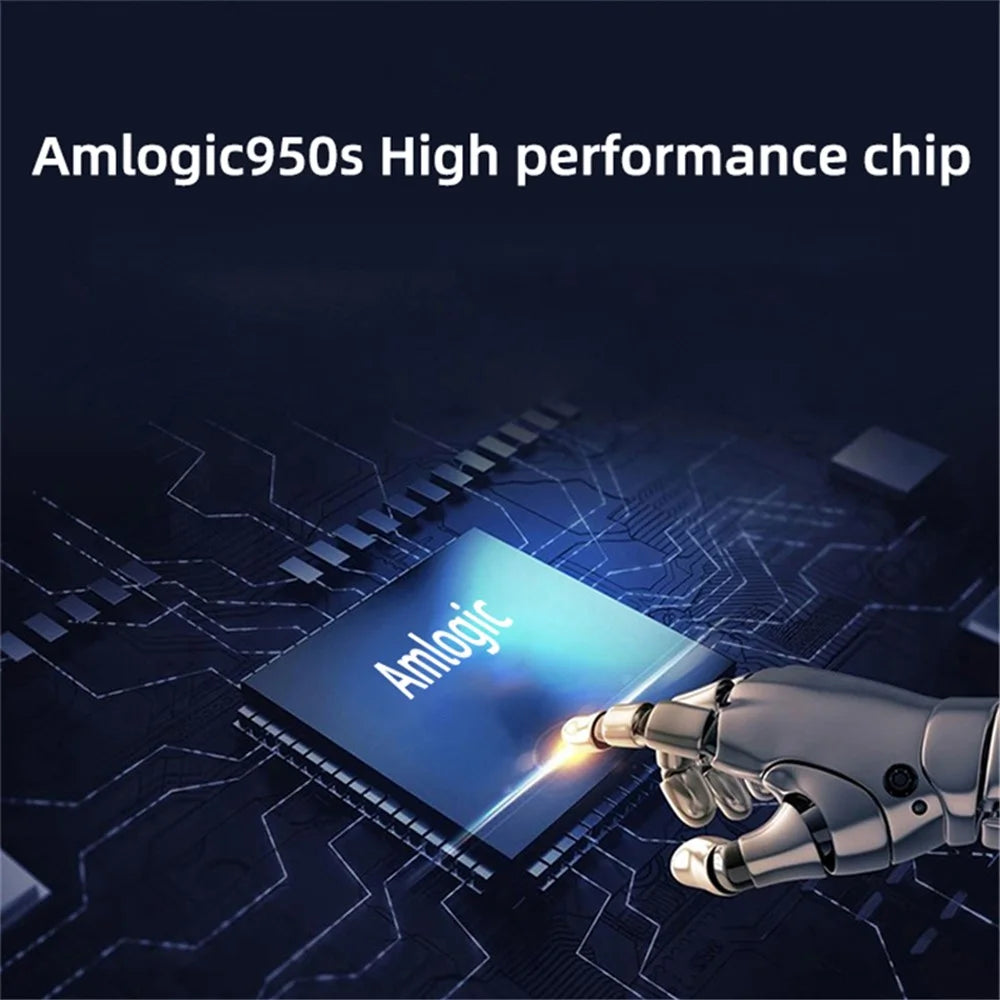 P19 Portable Projector 720P HD Video Android 13 WiFi Bluetooth-compatible Home Theater Office LED Projector - US Plug - 7