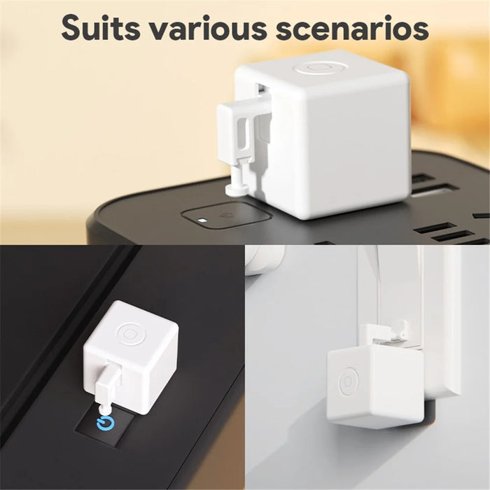 ADFBZ301 Tuya Zigbee Fingerbot Plus Voice Control Timer Pusher Arm Smart Touch Switch Button - White - 4