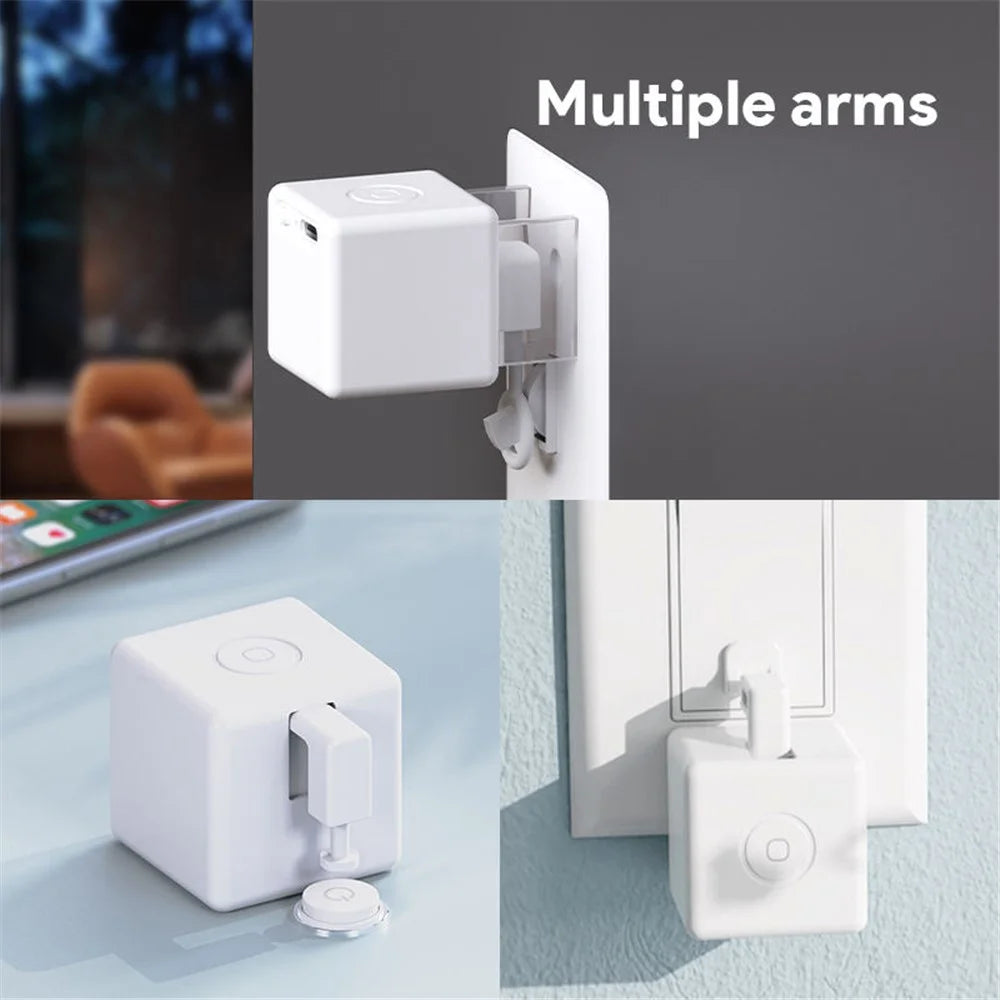 ADFBB531 Rechargeable Tuya Bluetooth-compatible Smart Touch Pusher Arm Fingerbot Plus Switch Button - 7
