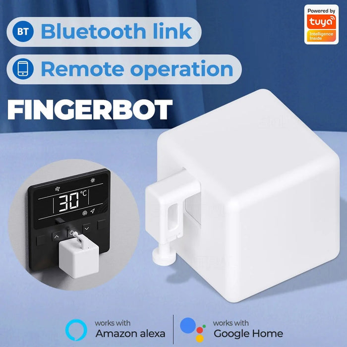 ADFB0201 Fingerbot Switch Voice Control Bluetooth-compatible Tuya Smart Switch Button Pusher - Black - 2