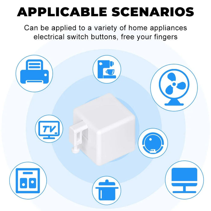 ADFB0201 Fingerbot Switch Voice Control Bluetooth-compatible Tuya Smart Switch Button Pusher - Black - 4