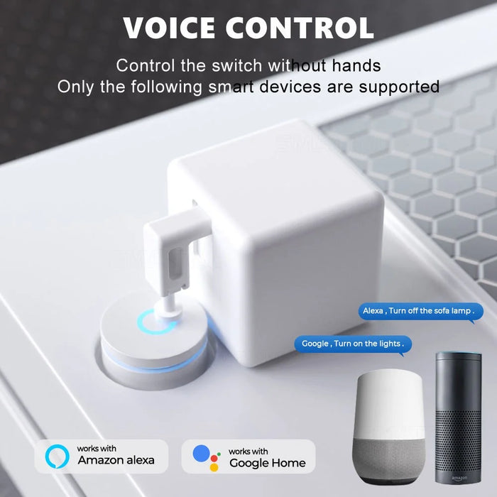 ADFB0201 Fingerbot Switch Voice Control Bluetooth-compatible Tuya Smart Switch Button Pusher - Black - 5