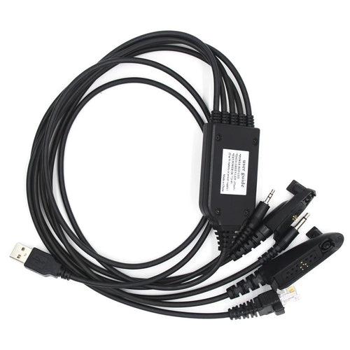 Walkie Talkie FTDI 5 in 1 USB Programming Cable for Motorola GP328Plus / GP338 / GP328 / GP380 / GP88 Radio - 1