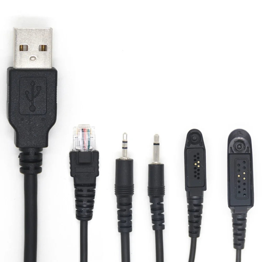 Walkie Talkie FTDI 5 in 1 USB Programming Cable for Motorola GP328Plus / GP338 / GP328 / GP380 / GP88 Radio - 4